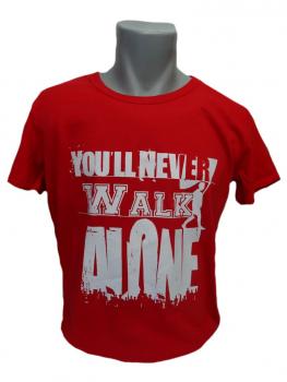 T-Shirt You'll never walk alone Flag rot