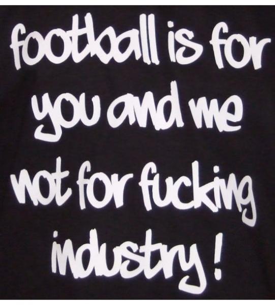 Sweatshirt Football is for you and me schwarz